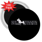 Bull terrier  3  Magnets (100 pack) Front