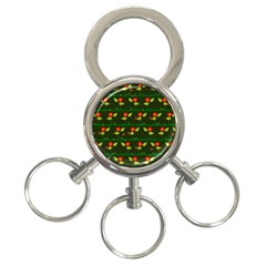 Plants And Flowers 3-ring Key Chains by linceazul