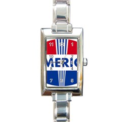 America 1769750 1280 Rectangle Italian Charm Watch by Colorfulart23