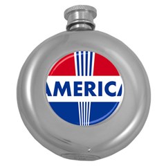 America 1769750 1280 Round Hip Flask (5 Oz) by Colorfulart23