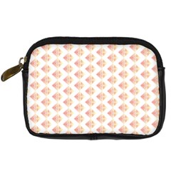 Geometric Losangle Pattern Rosy Digital Camera Cases by paulaoliveiradesign