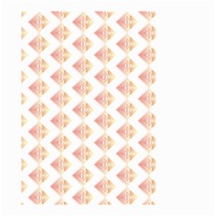 Geometric Losangle Pattern Rosy Small Garden Flag (two Sides) by paulaoliveiradesign