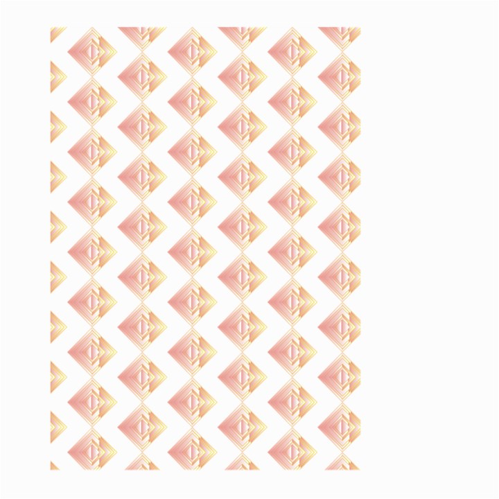 Geometric Losangle Pattern Rosy Large Garden Flag (Two Sides)