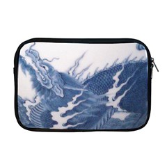 Blue Chinese Dragon Apple Macbook Pro 17  Zipper Case by paulaoliveiradesign