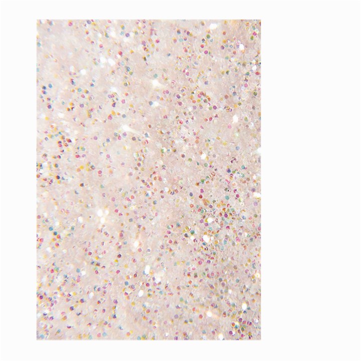 white sparkle glitter pattern Large Garden Flag (Two Sides)