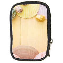 Sea Shell Pattern Compact Camera Cases by paulaoliveiradesign