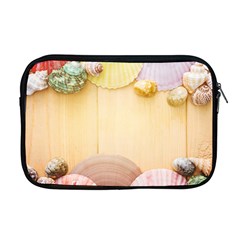 Sea Shell Pattern Apple Macbook Pro 17  Zipper Case by paulaoliveiradesign