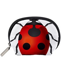 Ladybug Insects Accessory Pouches (small)  by BangZart