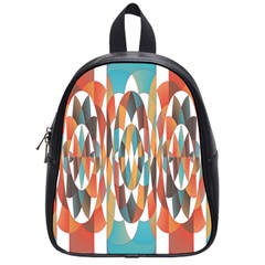 Colorful Geometric Abstract School Bags (small)  by linceazul