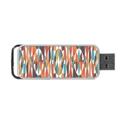 Colorful Geometric Abstract Portable Usb Flash (two Sides) by linceazul