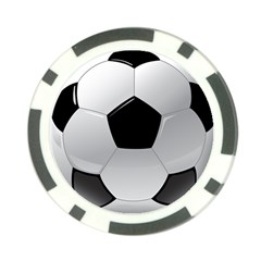 Soccer Ball Poker Chip Card Guard by BangZart