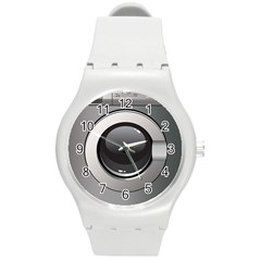 Washing Machine Round Plastic Sport Watch (m) by BangZart