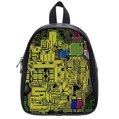 Technology Circuit Board School Bags (small)  by BangZart