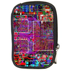 Technology Circuit Board Layout Pattern Compact Camera Cases by BangZart