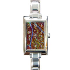 Neurobiology Rectangle Italian Charm Watch by BangZart