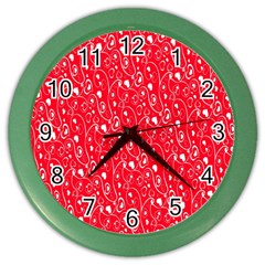 Heart Pattern Color Wall Clocks by BangZart