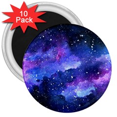 Galaxy 3  Magnets (10 Pack)  by Kathrinlegg