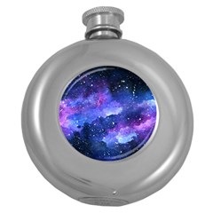 Galaxy Round Hip Flask (5 Oz) by Kathrinlegg