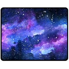 Galaxy Double Sided Fleece Blanket (medium)  by Kathrinlegg