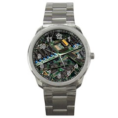 Computer Ram Tech Sport Metal Watch by BangZart