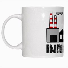 Industry Worker  White Mugs by Valentinaart