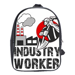 Industry Worker  School Bags (xl)  by Valentinaart