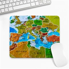 World Map Large Mousepads by BangZart