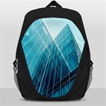 Glass Bulding Backpack Bag Front