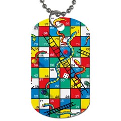 Snakes And Ladders Dog Tag (one Side) by BangZart