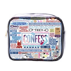 Book Collage Based On Confess Mini Toiletries Bags by BangZart