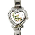 Apple Branch Deciduous Fruit Heart Italian Charm Watch Front