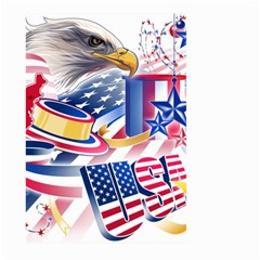 United States Of America Usa  Images Independence Day Large Garden Flag (two Sides) by BangZart