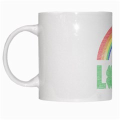 Irish Rainbow Vintage Love White Coffee Mug by derpfudge