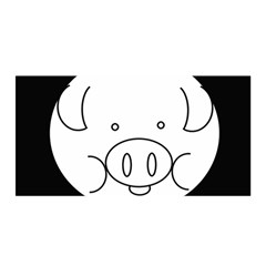 Pig Logo Satin Wrap by BangZart