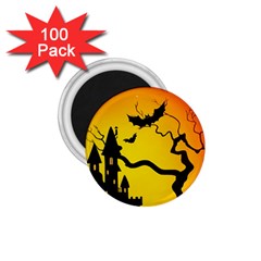 Halloween Night Terrors 1 75  Magnets (100 Pack)  by BangZart