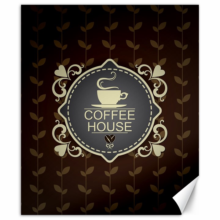 Coffee House Canvas 20  x 24  