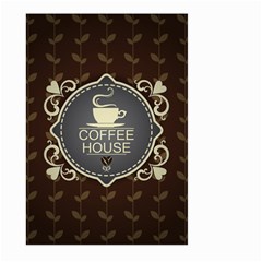 Coffee House Large Garden Flag (two Sides) by BangZart