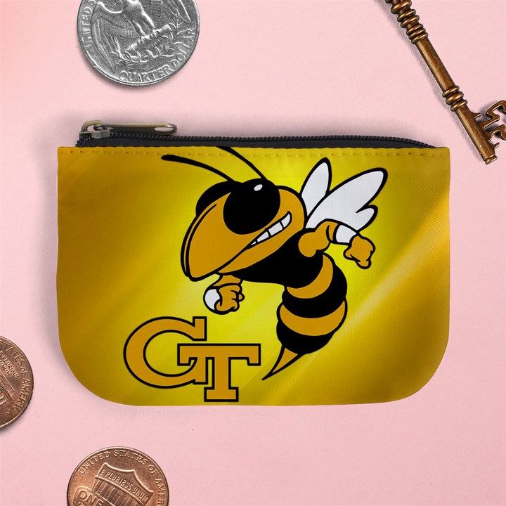 Georgia Institute Of Technology Ga Tech Mini Coin Purses