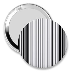 Barcode Pattern 3  Handbag Mirrors by BangZart