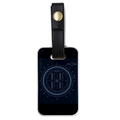 Minimalistic Knowledge Mathematics Trigonometry Luggage Tags (one Side)  by BangZart