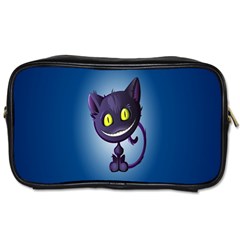 Funny Cute Cat Toiletries Bags 2-side by BangZart