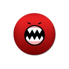 Funny Angry Magnet 3  (round) by BangZart