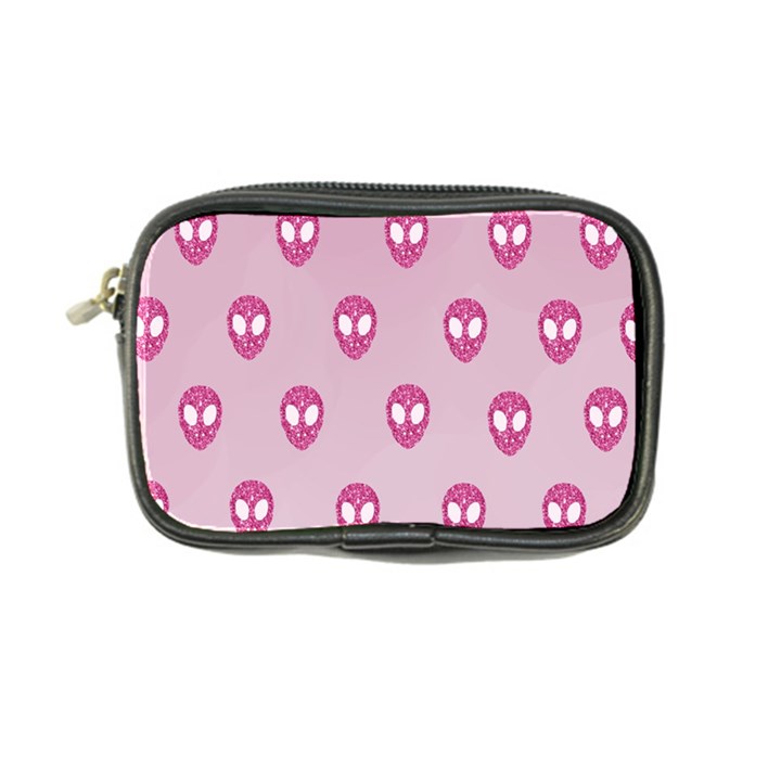 Alien Pattern Pink Coin Purse