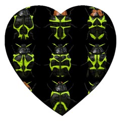 Beetles Insects Bugs Jigsaw Puzzle (heart) by BangZart