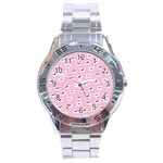 Girly Girlie Punk Skull Stainless Steel Analogue Watch Front