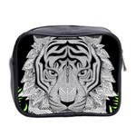 Tiger Head Mini Toiletries Bag 2-Side Back