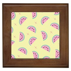 Watermelon Wallpapers  Creative Illustration And Patterns Framed Tiles by BangZart