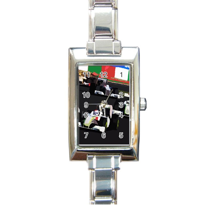 Formula 1 Rectangle Italian Charm Watch