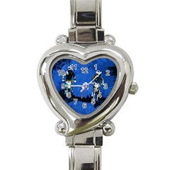 Motorsport  Heart Italian Charm Watch by Valentinaart