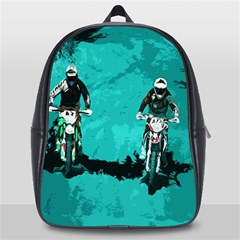 Motorsport  School Bags(large)  by Valentinaart